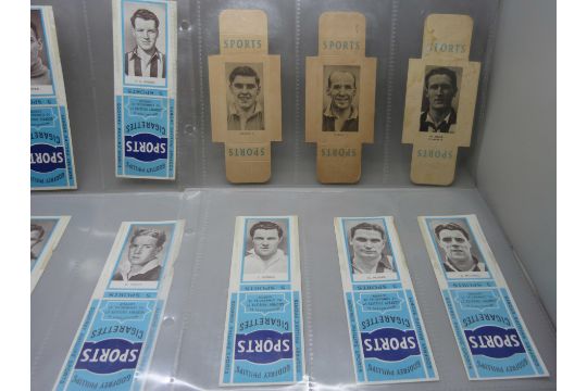 Uncut football tobacco packets and sliders from boxes of Phillips cigarettes, footballers, both - Image 6 of 7