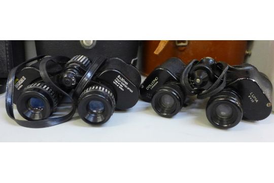 Five pairs of binoculars, Luma 8x30, and four others - Image 2 of 3