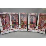 Five Spice Girls Girl Power dolls, set unopened