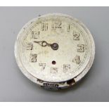 A gentleman's Harwood automatic watch movement, (inventor of first automatic movements), movement