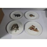 Four assorted Royal Worcester Wrendale Designs by