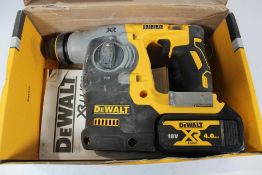 A pre-owned DeWalt DCH273 Cordless Hammer Drill (With battery).