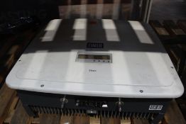 A pre-owned ABB TRIO-20.0-TL-OUTD-400 Solar Inverter (Viewing is advised).