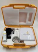 A pre-owned Baby Watcher Home Ultrasound in carry case (Untested, sold as seen).