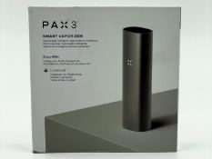 A boxed as new PAX 3 Dry Herb Vaporizer Basic Kit in Sage (EAN: 840005600429) (Box sealed, may have