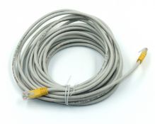 A large quantity of as new Cat 5e Ethernet Patch Cables (26AWG 60 DEGREE 30V-ETL VERFIRED TIA-EIA 56