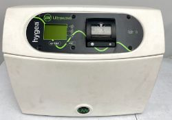 A pre-owned Ultrawave Hygea 2 Ultrasonic Cleaning Bath with Printer (Powers on, not tested further).
