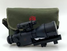 A pre-owned ATN Aries MK 390 Paladin Night Vision Rifle Scope with Digital IR Illuminator, maual and
