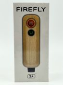 A boxed as new Firefly 2+ Vaporizer in Oak (EAN: 855606003784) (Box sealed, may have some damage to