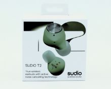 Twenty boxed as new Sudio T2 True Wireless Earphones in Jade (Boxes sealed) (EAN: 7350071384497)