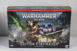 An as new Warhammer 40k Starter Set Command Edition, French Language, EAN 5011921133314.