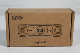An as new Logitech C920e Professional Webcam, 097855162045.
