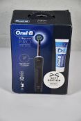 Oral-B Vitality Pro Toothbrush and Toothpaste Gift Edition.