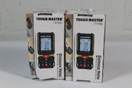 Two Tough Master TM-LDM60 Distance Meters. As New.