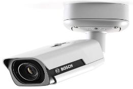 An as new Bosch Dinion IP 4000i IR Bullet Camera, 2mp 2.8-12mm auto IP67 IK10 (REF: NBE-4502-AL).