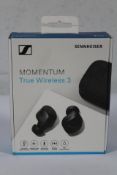 An as new Sennheiser Momentum True Wireless 3 Earphones, 810091270783.