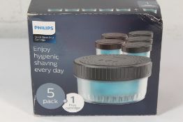 Phillips 6 Pack Quick Clean Cartridges for Electric Shavers.