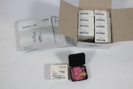 A box of ten as new Signia Contrast S+ Beige Hearing Aids, IOS and Android Compatible, REF: 10949268