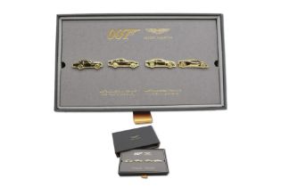 James Bond 007 Official Aston Martin Pin Badges Set