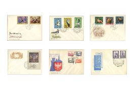 30 Polish First Day Covers - 1960s & 1970s
