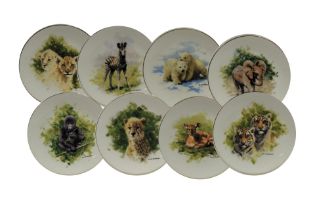 David Shepherd Collection Plates - Set of 8