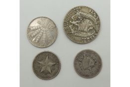 South/Central America, quartet of silvers fom 1915-66, inc: Cuba (2), Panama (1), Guatemala(1)