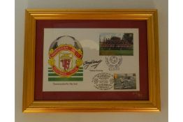 Manchester United Cover Signed by Tommy Docherty