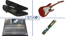 TIMED ONLINE AUCTION: Musical Instruments, Mixing Decks, Leisure Items, Fishing Accessories, Household, Clothing, Watches and Unclaimed Property