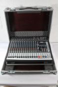 Behringer Europower PMP 5000 Mixing Board with a Thon 175180 Flight Case. Pre-owned.