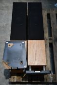 Two Tannoy XT 6F Speakers (One Needs Repairing) (P