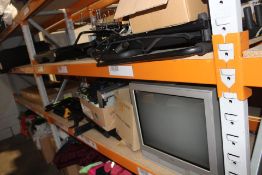 Quantity of Musical/Instrument Stands, TVs, Cables and Books to include QuikLok Stands, TUV LGS Mill