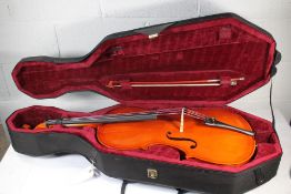 Gear 4 Music 1/2 Size Cello, 12C-100 with Bow and