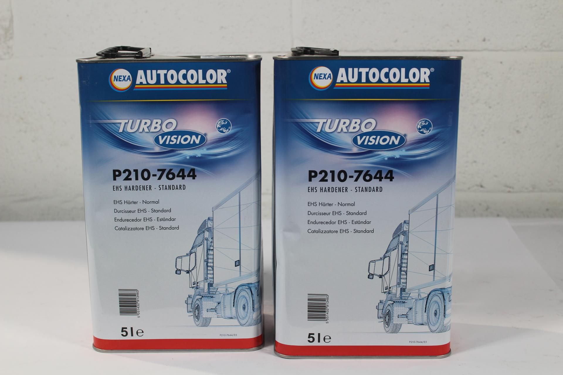 Two as new 5 litre containers of NEXA Autocolor Tu