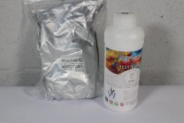 Ten Cowint Textile Ink - White - 1kg and Four Hot