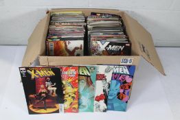 Approximately two hundred X-Men Comic Books