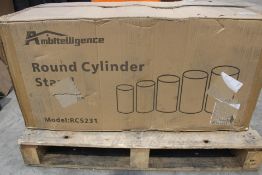 Ambitelligence Round Cylinder Stand RCS231 - White