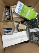 A quantity of new and pre-owned electrical items and accessories (One box. All items sold as seen).