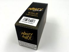 Four boxes of ten Nasty Salt Gold Blend Pure Tobacco 10ml 20mg Nic Salt E-Liquid (BBD: Aug 2024) (Ov