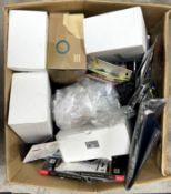A quantity of assorted new and pre-owned electrical items & accessories (One box, all items sold as
