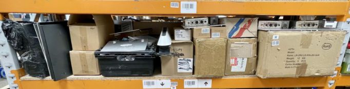 A large quantity of new and pre-owned electrical items and accessories (All items sold as seen).