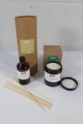Join Candles and Diffusers: Four of each Candles - Bay & Rosemary, Driftwood and Pebble (All 180ml),