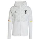 An as new 2022-2023 Japan Game Day Full Zip Travel Hoodie - White (UK 3XL, IC1575) (Stock image).