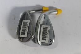 Two TaylorMade Milled Grind Heads to include 1x Milled Grind Hi-Toe 56 10 (Right-Handed) and 1x Mill