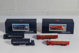 Two Intertrans 148 Scale James Irlam Masterpieces in Miniature Lorries, Two Intertrans 148 Scale P&O