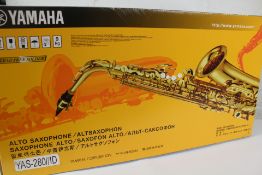 Yamaha Alto Saxophone YAS 280 in a sealed box.