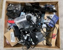 A quantity of assorted new and pre-owned electrical items and accessories (All items sold as seen).