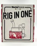 A boxed as new Stache Rio Rig-in-One Kit in Pink Swirl (Box opened) (Over 18's only).
