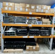 A large quantity of new and pre-owned networking hardware and other IT items to include; Cisco & HPE