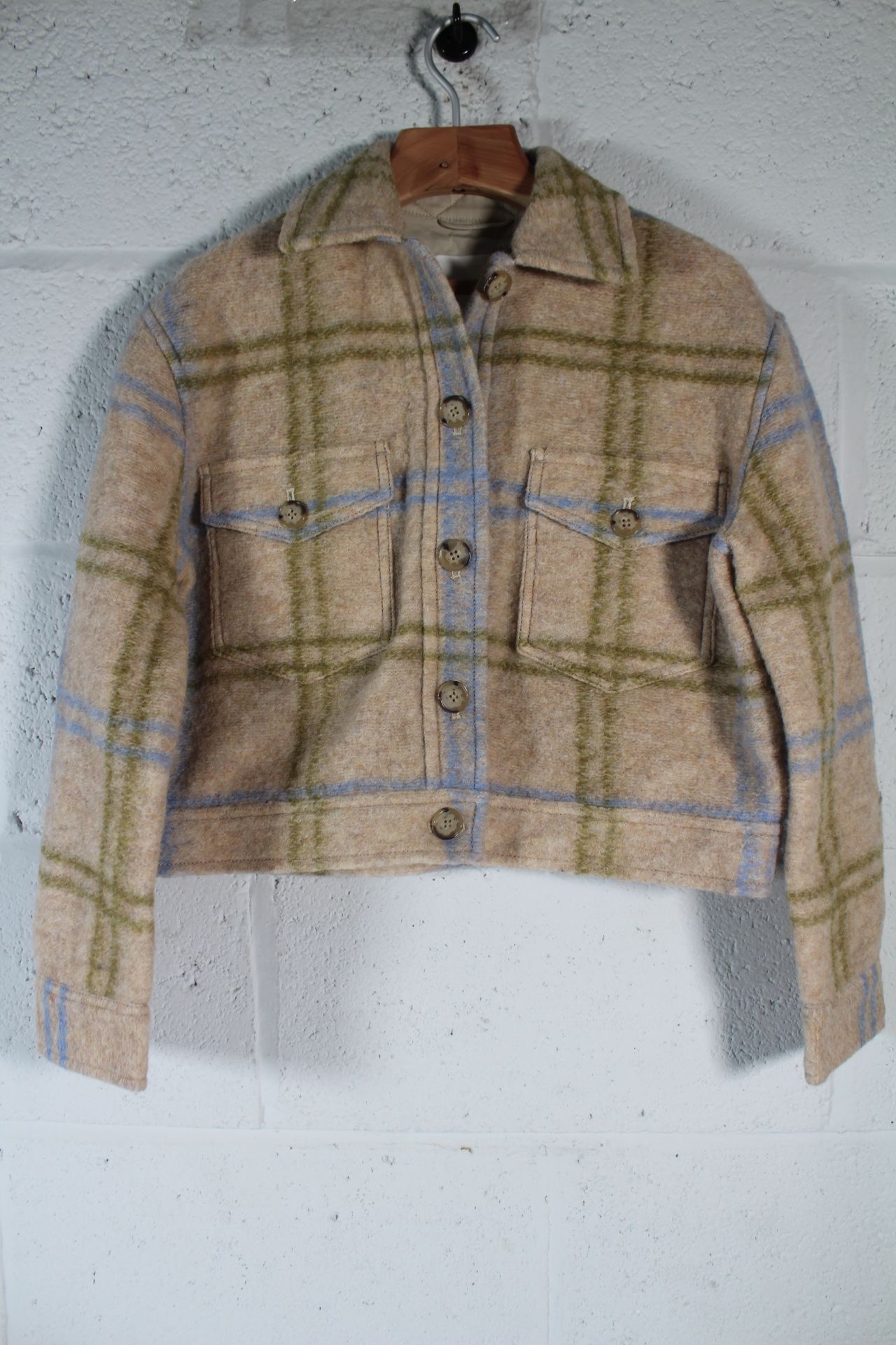 Wilfred Free Autumn Shirt Jacket - Boxy Wool Shacket - (XS).