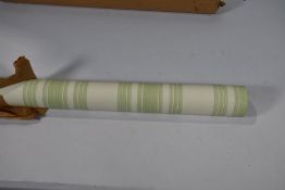 Two Rolls of Farrow and Ball Tented Stripe ST 1361, 0.53m x 10m per Roll.